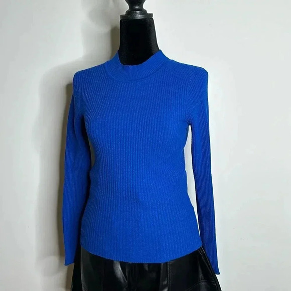 Blue Crew Neck Sweater - Picture 1 of 7